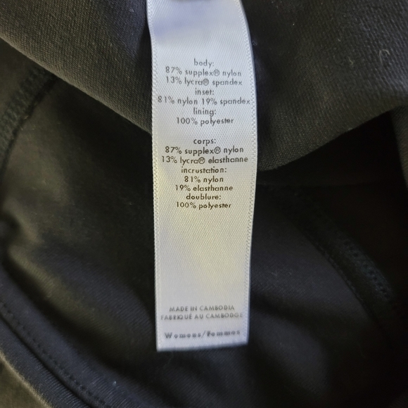 Ivivva By Lululemon girls leggings Sz 14 Black - Picture 6 of 8